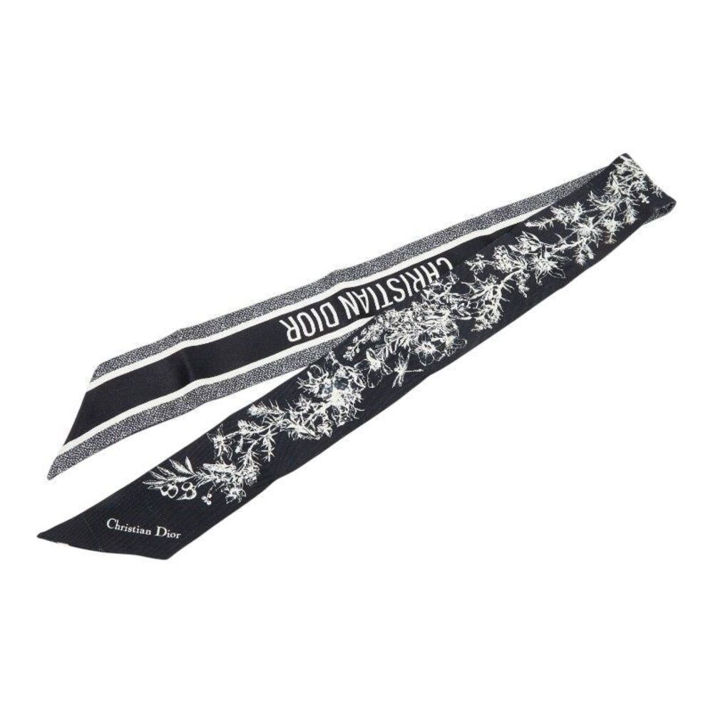 Dior Toile de Jouy Flower Mitzah Silk Scarf